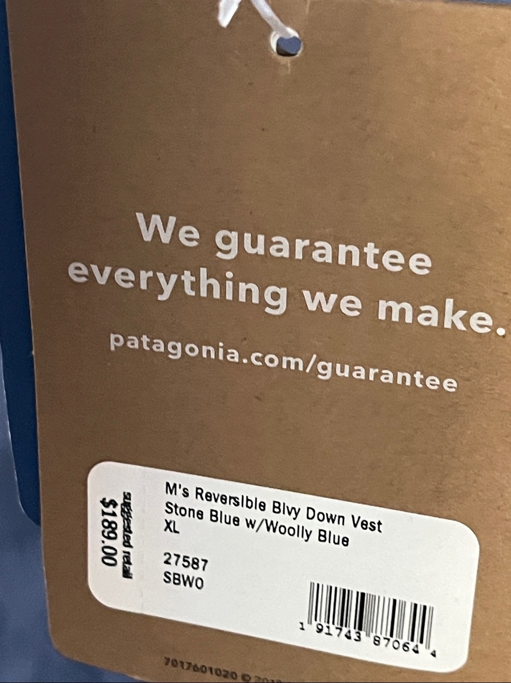 Patagonia Bivy Reversible Down  Puffer Vest - Picture 4 of 14